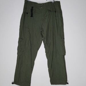 VTG Y2K Johnny Blaze Size 42 Cargo Pants Water Repellency Dark Green Nylon